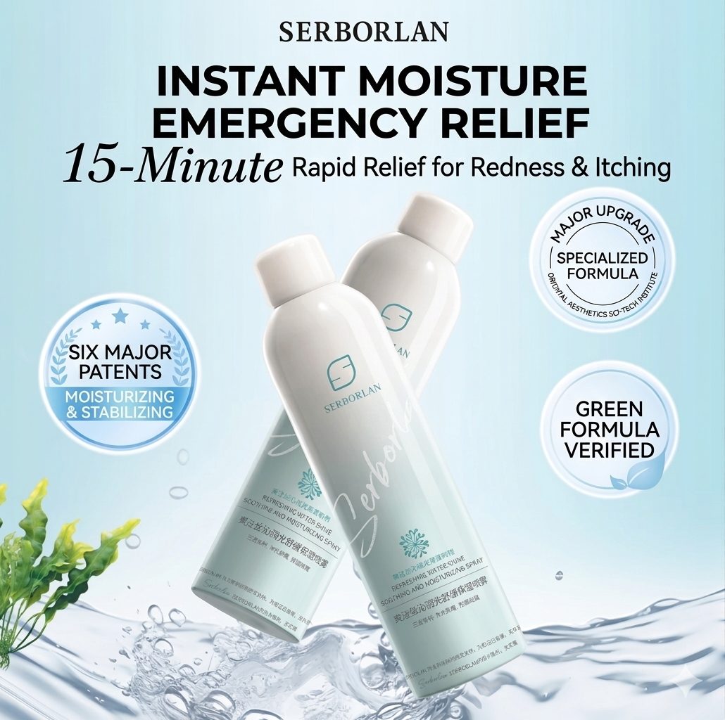 Serborlan hydrating and moisturizing radiance face spray